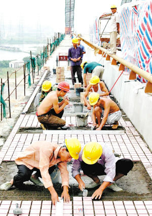 辛苦的農民工