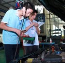 志在必得 湖南萬通學子從容應對汽車維修工中級證考試
