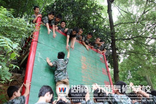 拓展訓(xùn)練，見證學(xué)子的團結(jié)凝聚力